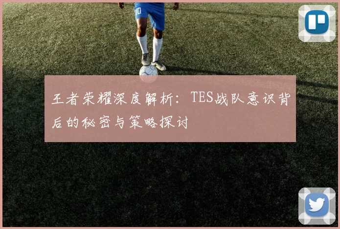 王者荣耀深度解析：TES战队意识背后的秘密与策略探讨