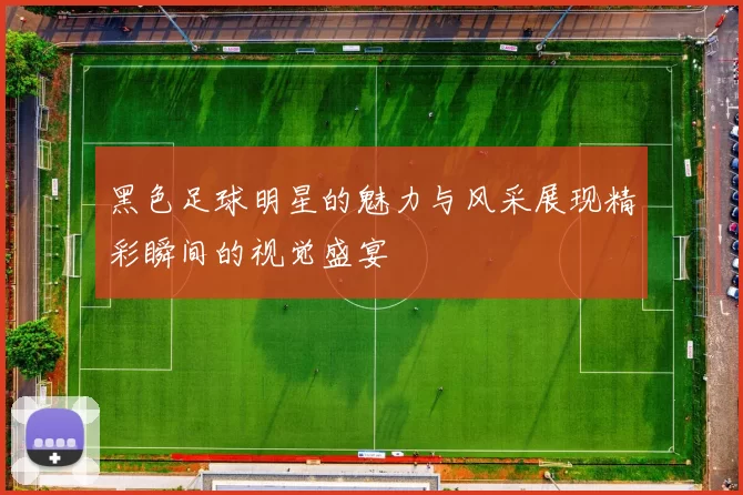 黑色足球明星的魅力与风采展现精彩瞬间的视觉盛宴